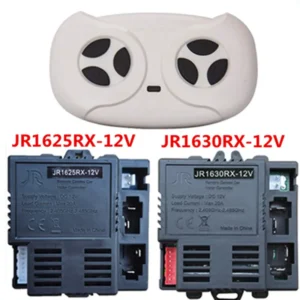 Control remoto y receptor para carros JR1625RX-12V, repuestos para coche eléctrico, Bluetooth