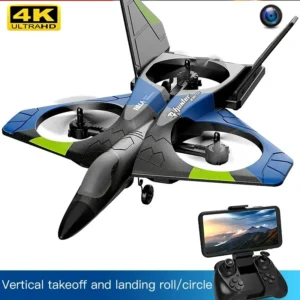 kf-Sbc1493bf844a493ca1e5dd2fda73d9027-Avi-n-planeador-de-espuma-V27-con-Control-remoto-2-4G-caza-Hobby-EPP-Dron-con