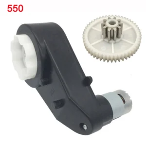 Motor electrico para coche para niños con engranajes metálicos, motor 550 de 12V motor para carro de niños, venta de repuestos