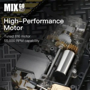 Diatone x Sniclo MIX GO SNT MG034 1/43 2.4G 4WD Mini Drift RC Car Gyro Micro Racer LED Light Remote Control High-Speed Motor On-Road Racing Vehicles Models Boys Gifts Toys